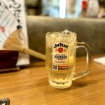 おでん屋たけし - 角より安いからと、ジムビームをオススメいただきました（×２杯）。