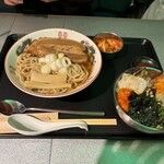 Korean Yatai Hongde Pocha Osaka Kyobashi Ten - 厚切りチャーシュー麺、Aセット