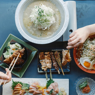 A lineup of dishes that are entirely focused on chicken!