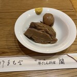 牛たん料理 閣 - 牛たん角煮。