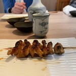 Yakitori-ya Tera Kichijoji - 鶏皮。カリカリおいしい。