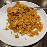 Honkaku Chinese Happuku - クミンが効いてて初めて食べる味付け。中国の東北地方の料理か質問したけど日本語が通じなかったので謎のまま。