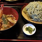 Jindaiji Monzen Soba Honpo - 天丼そばセットそば特盛り