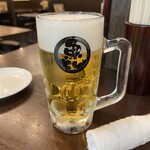 Uo Ton Nishi Kasai Ten - 「生ビール」605円也。