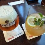 Kirin City Yokohama Moazu Ten - ビールとサングリア白