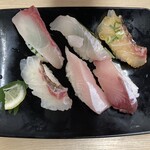 Katsugyo Sushi Kishiwada Imaki Ten - 生簀握り6カン