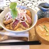 le'a craft SHISHA BAR & DINING - とじない牛カツ丼¥1000