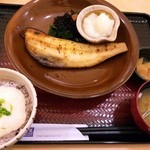 Ootoya Ionmoru Yono Ten - しまほっけ定食、とろろご飯