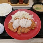 Katsuya Mitaka Kamitsuzumi Ten - おろしカツ定食…ボリューム満点♪