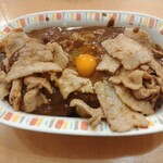 Berg Yoshino Cho Ten - スタミナカレー生 900円
                        甘口 100円