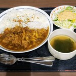 Oshokuji Dokoro Hakuchou - 和風牛すじカレー　1250円