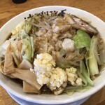 Abura-soba Hatena Plus Begaroporisu Ten - 二郎系ラーメン(1080円税込)