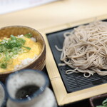 Kakitagawa Juuwari Soba Gannendo - 親子丼セット。