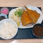 Chita Shokudo - アジフライ定食。