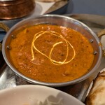 インド料理 ビスヌ - ほぼバターチキンカレー、ちょっとリッチ系