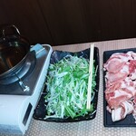 地酒と創作和食 吟 - 鹿児島黒豚しゃぶしゃぶ