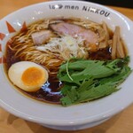 ラーメンにっこう - 令和6年8月 ランチタイム(11:30〜14:30)
日香麺静香haruka醤油大盛1.5玉 税込1070円