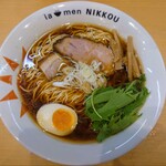 ラーメンにっこう - 令和6年8月 ランチタイム(11:30〜14:30)
日香麺静香haruka醤油大盛1.5玉 税込1070円