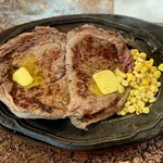 Steak House Ribera Meguro Ten - 第64代横綱ステーキ＆ライス(リブロース約640g)5900円