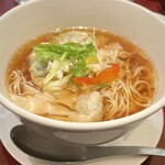 Tenshin Chashitsu Kamioka Ten - [飲茶セット] 肉ワンタン麺