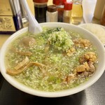 Ramen Minmin - 塩パーコー麺パーコー半分アブラ少なめヤクミ多め