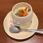 ヒル薬膳粥・ヨル貝料理カイノクチ - 冷製茶碗蒸し