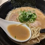 Ramen Tetsuzankou Minamikusatsuten - 細麺☆やや粘度あり