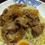 Bamiyan Shibuyaku Jingumae Ten - 肉盛りつけ麺 989円