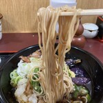 Shinano Oiwake Soba Hatsudai An - 揚げ茄子おろし蕎麦 with稲荷寿司