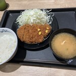 松屋 - ロースかつ定食630円