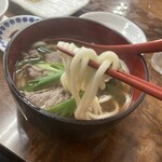 金時食堂 - 肉うどん