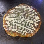 Okonomiyaki Bunpuku - 豚玉焼けた〜＼(^o^)／