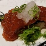 Kaiten Sushi Misaki Akabane Ten - 大切り筋子。