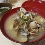 Kaiten Sushi Misaki Akabane Ten - アサリの大名椀。