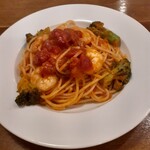 Dining Bar Akatsuki - 海老とブロッコリーのマリナーラ