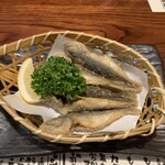 Kajiya Bunzo Karetta Shiodome Ten - 豆あじの唐揚げ