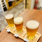 酒の中村園 - 飲み比べ