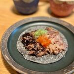 LOS TACOS AZULES - 短角牛のバルバッコア　1200円