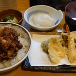 天正 - のっけ定食 1,200円 全景