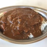 Curry Shop Indian Machinaka Ten - 地元民おすすめかつ定番のインデアンルー550円+カツ330円　ルーとご飯が喧嘩するような濃厚なカレー　