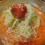 Showa Horumon Tei Tsuruoka Fumishita Ten - ◆「ネギ冷麺」(中辛) .