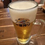 Kara-age Yakitori Enishi Takasaki Higashiguchi Ten - 【2024.9.4(水)】飲み放題（生ビール）