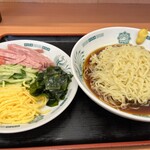 Hidakaya Sangencha-Ya Minamiguchi Ten - 冷やし中華　麺具材別皿盛りです　630円