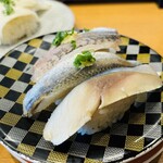 回転寿司 やまと - 青魚三貫（ブルースリー）