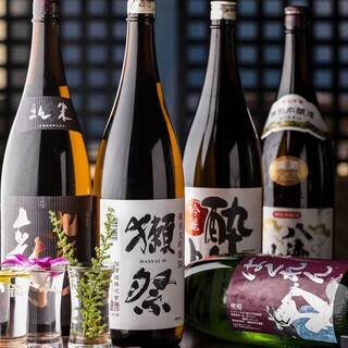 Enjoy the local sake and authentic shochu that the owner has procured from all over the country! All-you-can-drink available