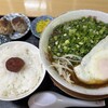 Aoki Ramen - ねぎラーメン定食 この日のおかずはシュウマイ