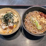 ゆで太郎 - ミニかつ丼＋ハーフそば