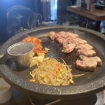 Niku × Nabe × Korean Kankoku Baru OKOGE Tennoji Ten - 