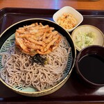 山田うどん - 料理写真:天ざるそば 大盛