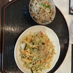 Okinawa Kitchen Chura Shima 160 - ジューシー（300円）とフーチャンプルー（720円）